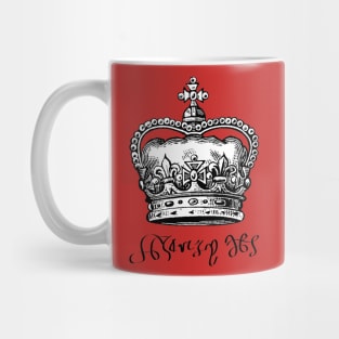 Henry VIII, King of England, Crown and Signature Mug